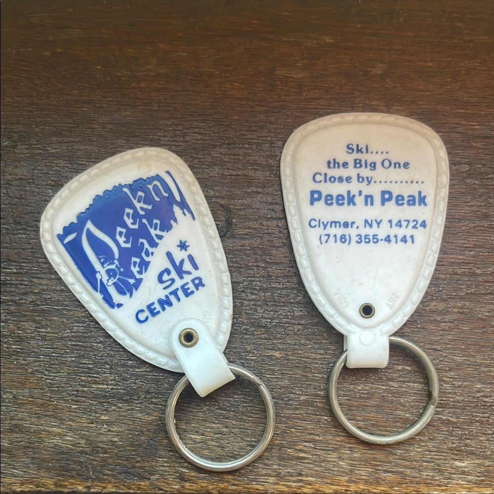 Peek'n Peak Ski Center Keychain